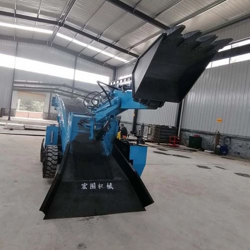 【銅礦開(kāi)采扒挖機(jī)扒渣裝載機(jī)膠輪式電動(dòng)扒渣機(jī)宏圖廠家生產(chǎn)直銷】- 
